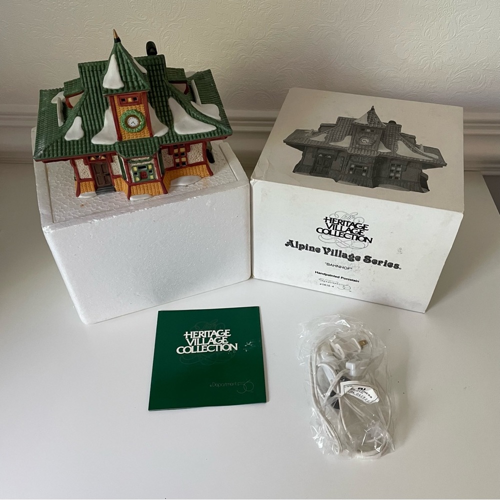 Dept 56 Bahnhof Alpine Series